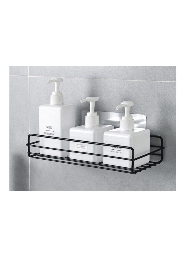 Wall Mounted Bathroom and Kitchen Corner Shelf Black 27.5 x 11 x 5.5cm - v1613739173/N44627861A_2