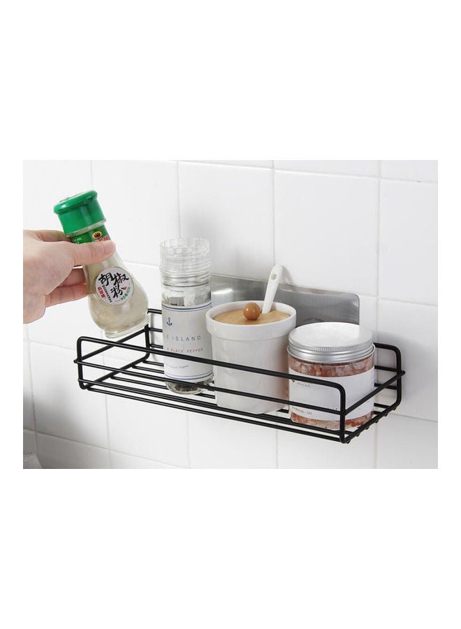 Wall Mounted Bathroom and Kitchen Corner Shelf Black 27.5 x 11 x 5.5cm - v1613739173/N44627861A_3