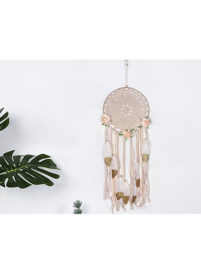 Handmade Dream Catcher Beige  - Image 3
