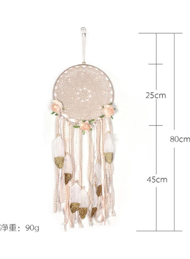 Handmade Dream Catcher Beige  - Image 4