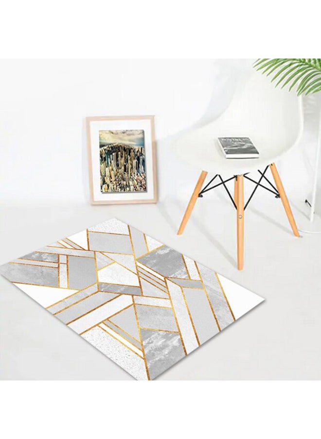 Dustproof Rug Grey/White 50x80cm