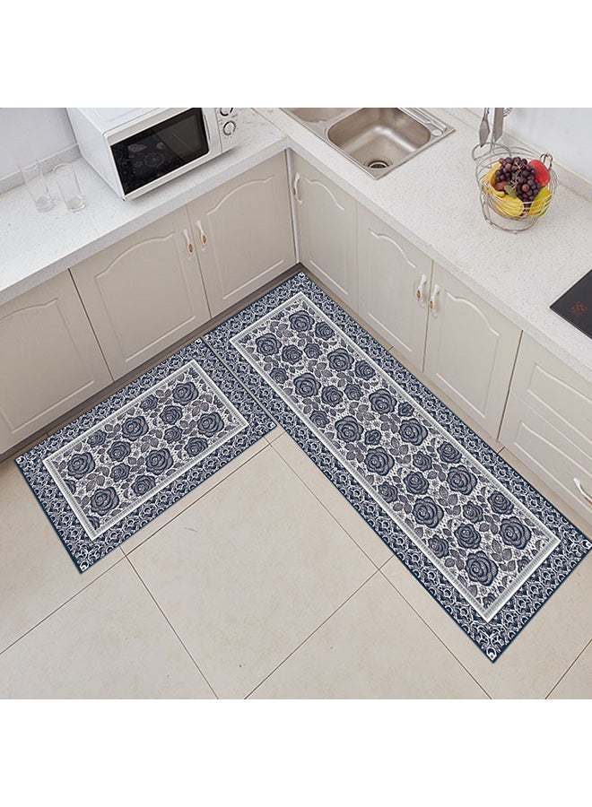 Modern Soft Kitchen Anti-Skidding Carpet Multicolour 40x120cm