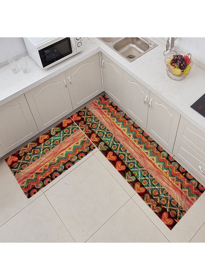 Kitchen Modern Anti-Skidding Carpet Multicolour 40x60cm