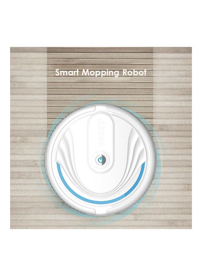 Robot Cleaner with 20-Piece Disposable Mopping Pads White - Image 2
