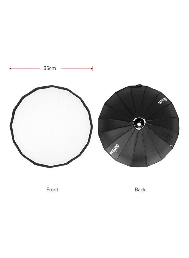 Godox AD-S85S Portable Deep Parabolic Softbox Umbrella Black  - Image 2