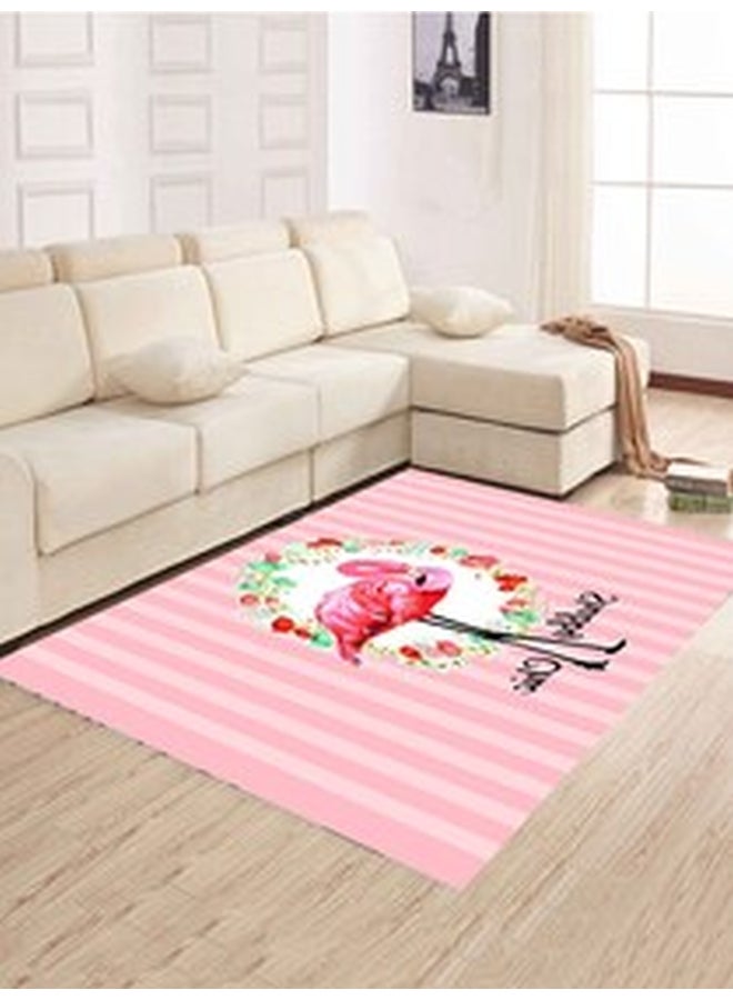 Flamingo Design Soft Fresh Style Mat Pink 80x120cm - Image 5