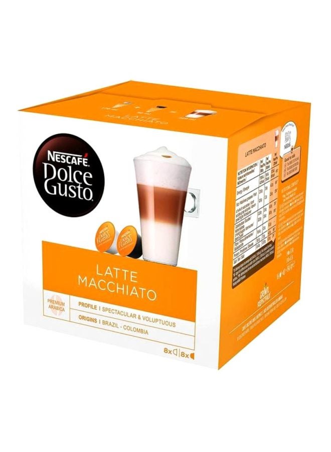 كبسولات لاتيه ماكياتو لماكينة دولتشي غوستو 183.2جرام