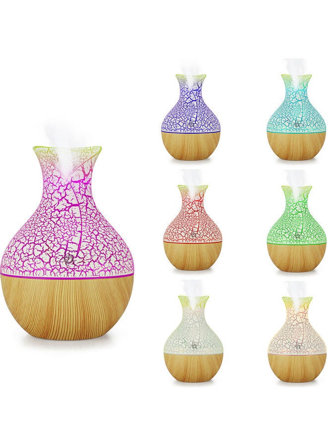 USB Humidifier Oil Aroma Diffuser with 7 Colour LED Light Multicolour - Image 1