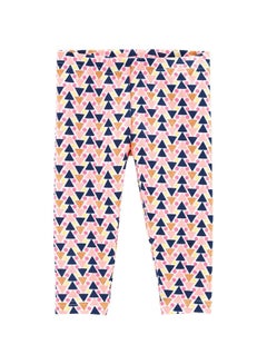Geo Print Capri Leggings Print
