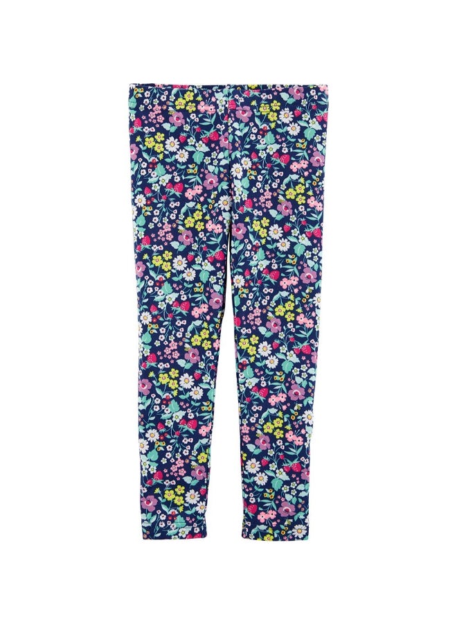 carter's - Floral Printed Casual Leggings Multicolour - Image 1