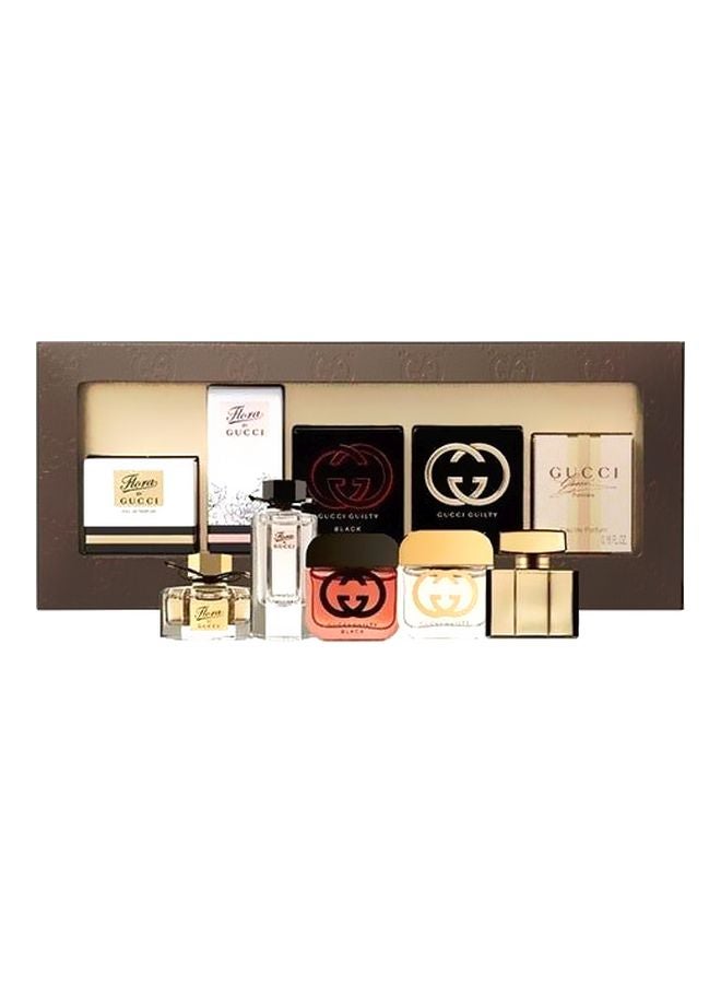 5-Piece Ladies Miniatures Set Gucci Premiere EDP 5, Gucci Premiere EDP 5, Gorgeous Gardenia EDT 5, Gucci Guilty EDT 5, Gucci Guilty Black EDT 5ml