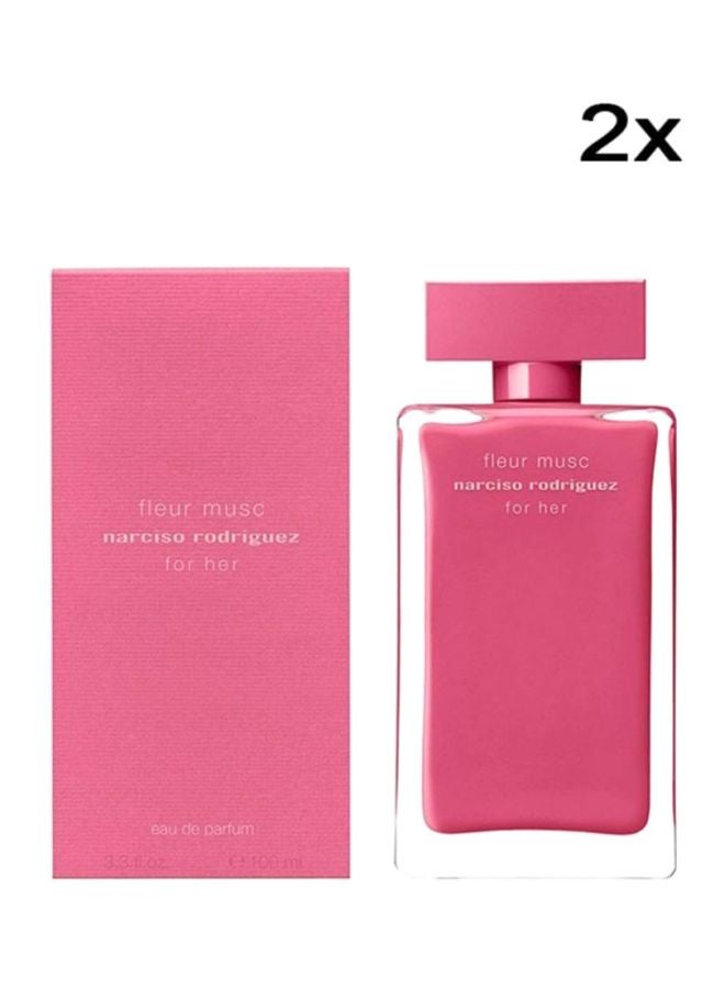 narciso rodriguez Set Of 2 Fleur Musc EDP 2x100ml - Image 2
