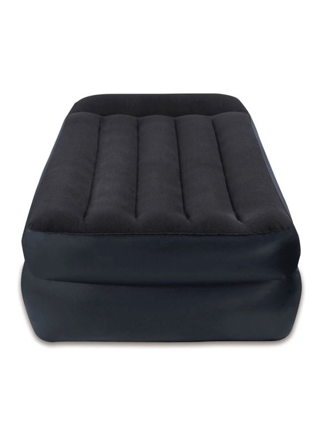 INTEX Airbed With Built-in Pillow And Electric Pump Black/Blue 190.5x99.1x41.9cm  - Image 2