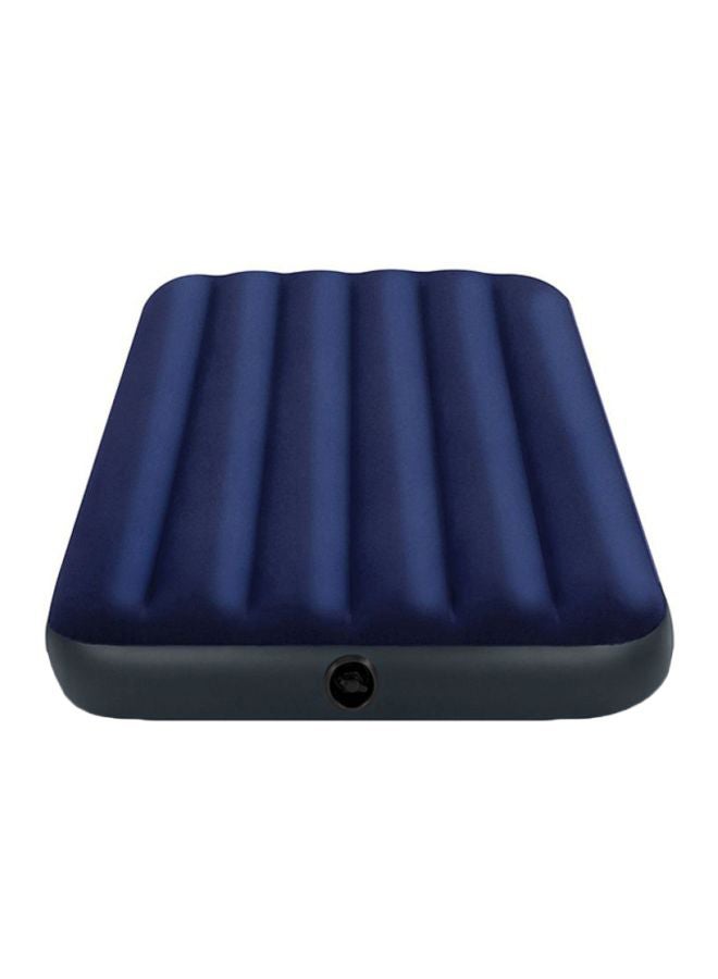 INTEX Classic Downy Airbed Blue/Black 191x22x99cm  - Image 1