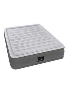 INTEX Dura Beam Plush Mid Rise Air Bed Mattress Grey 13inch  - Image 1