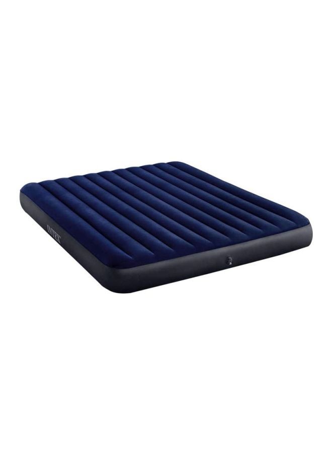 Classic Downy Airbed Blue/Black 1.52m x 2.03m x 46cm 