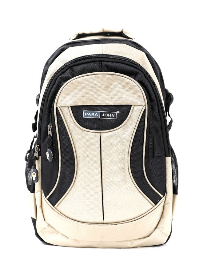 PARAJOHN Lightweight Large Capacity Backpack 18inch Beige/Black  - Image 1