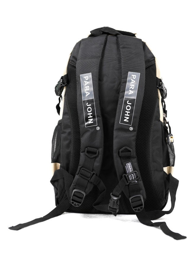 PARAJOHN Lightweight Large Capacity Backpack 18inch Beige/Black  - Image 2