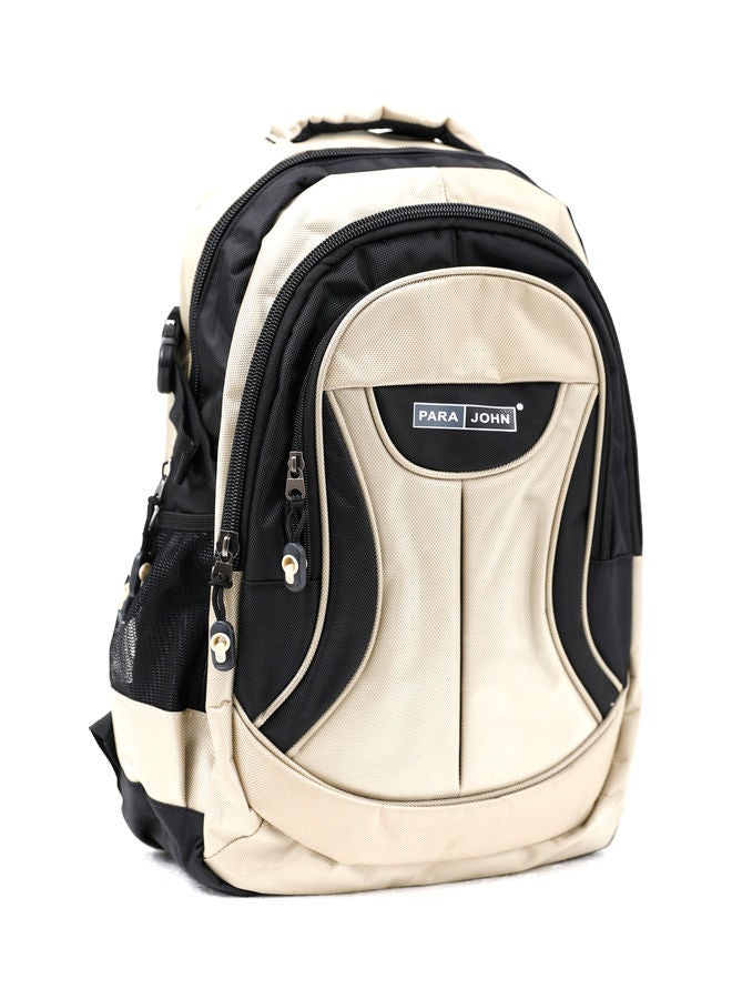 PARAJOHN Lightweight Large Capacity Backpack 18inch Beige/Black  - Image 3