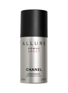 CHANEL Allure Homme Sport Deo Spray Silver/Black 100ml  - Image 1