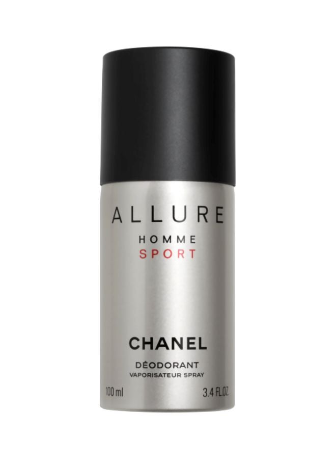 شانيل عطر Allure Homme رياضية Deo Spray فضي/أسود 100ملليلتر  - Image 1