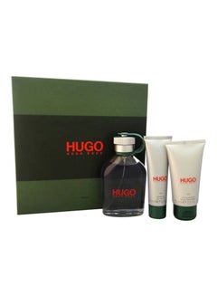HUGO BOSS Green Gift Set Green EDT 125, Shower Gel 50, And  After Shave Balm 75ml 