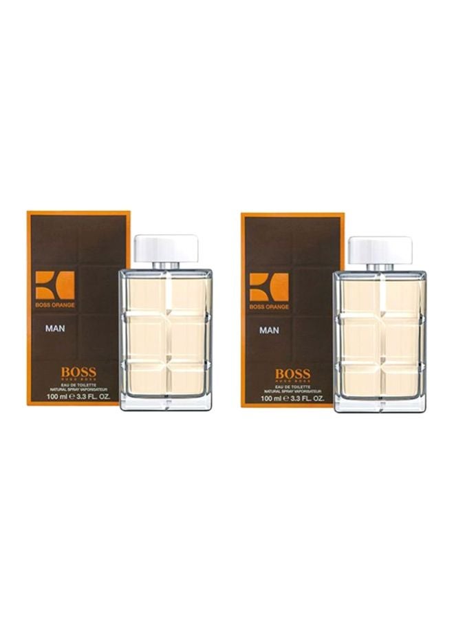 HUGO BOSS 2-Piece Orange EDT Set 100ml  - Image 1