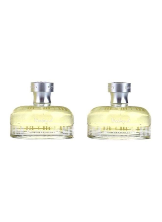 BURBERRY Set Of 2 Weekend EDP 2x100ml  - Image 1