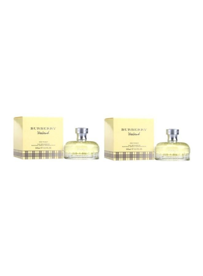 BURBERRY Set Of 2 Weekend EDP 2x100ml  - Image 3