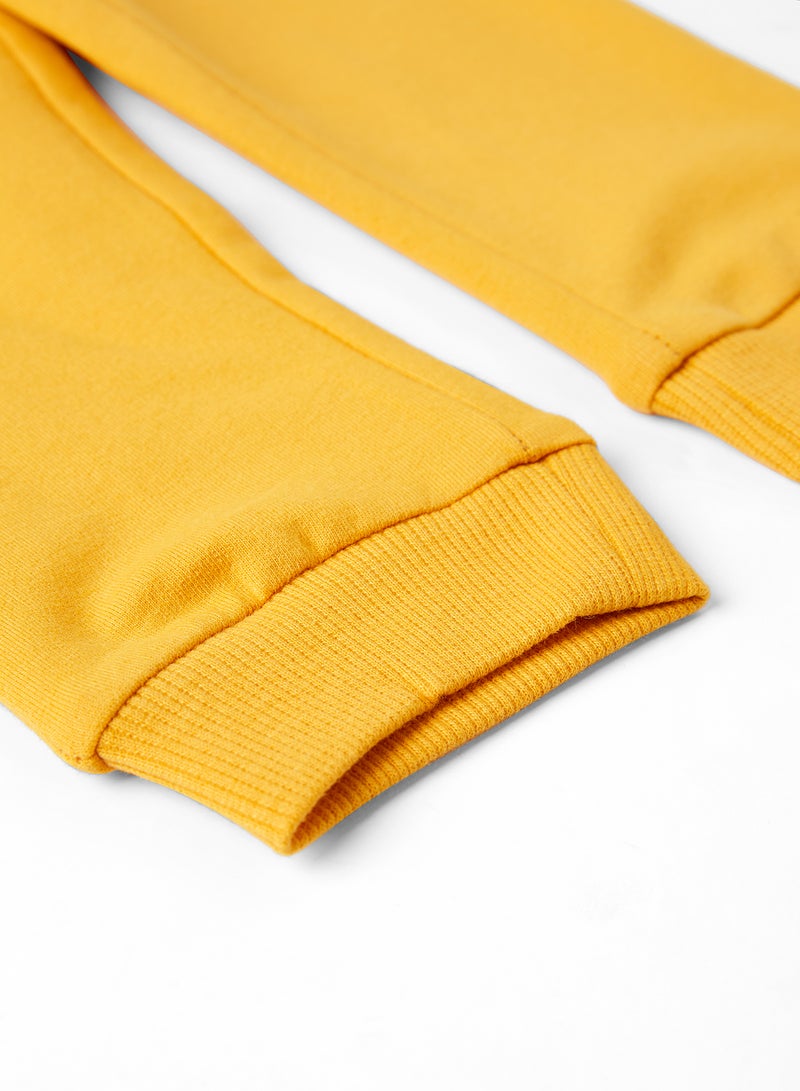 NAME IT - Baby Frill Sweatpants Sunflower - Image 1