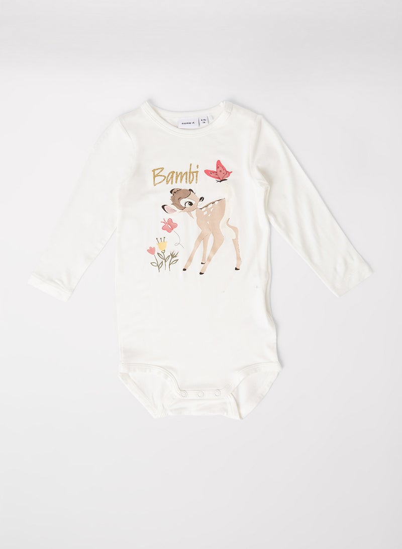 NAME IT - Baby Bambi Onesie Snow White - Image 1