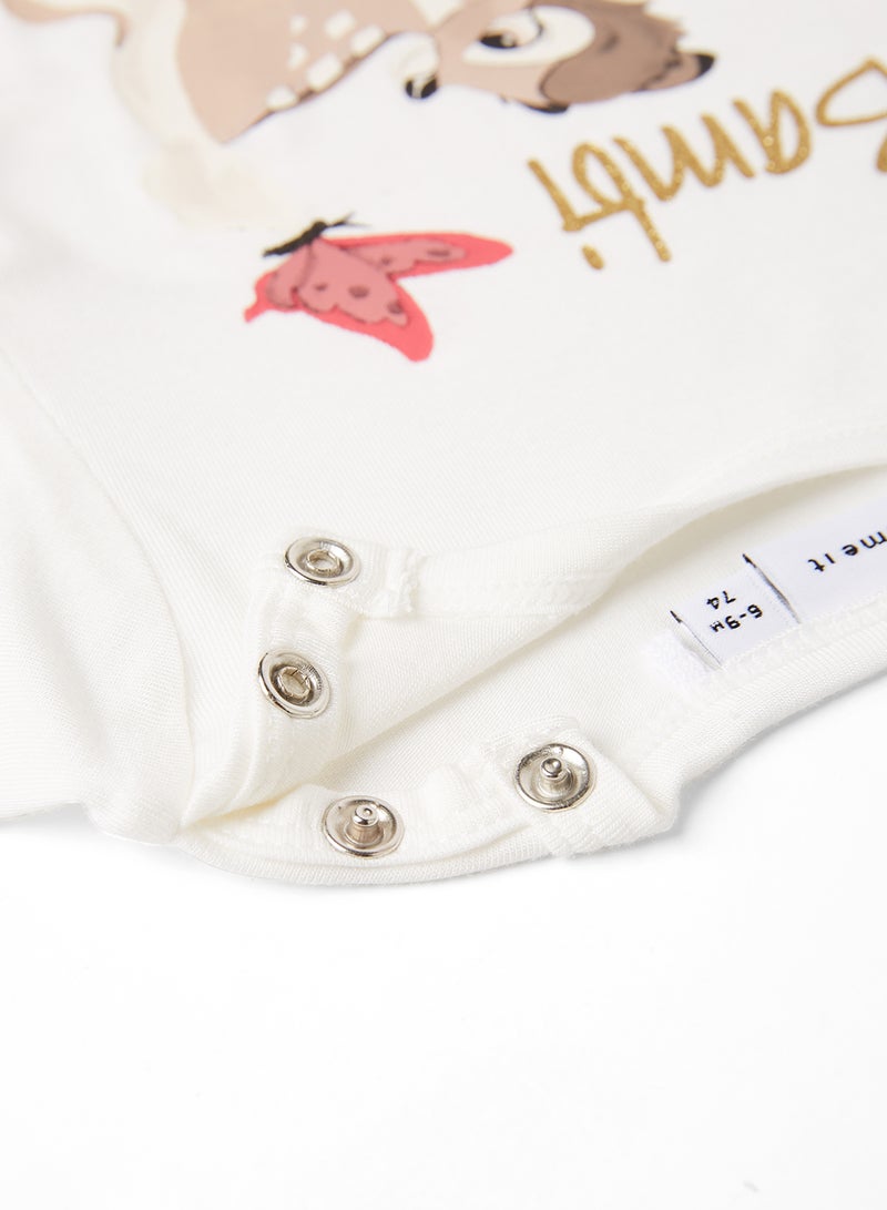 NAME IT - Baby Bambi Onesie Snow White - Image 1