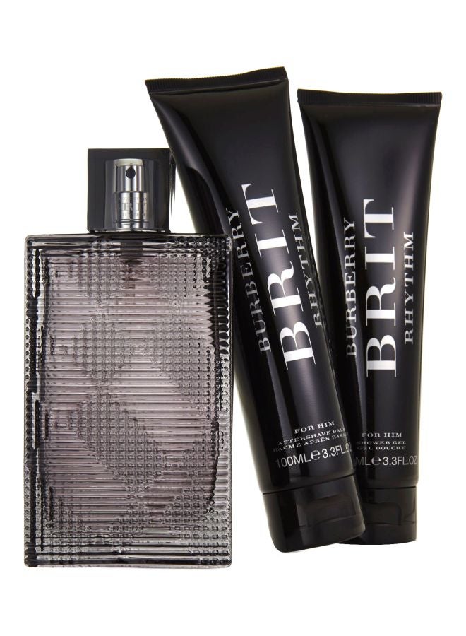 BURBERRY Brit Rhythm Gift Set EDT (90), Aftershave (100), Shower Gel (100)ml - Image 1