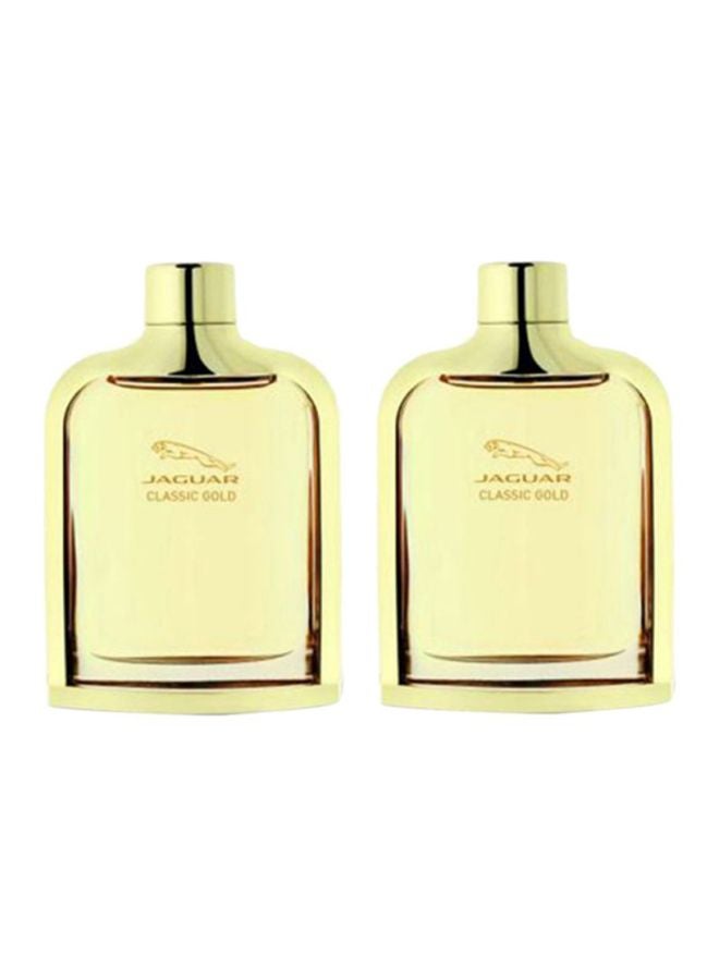 JAGUAR 2-Piece Classic Gold EDT Set 2x100ml  - Image 2