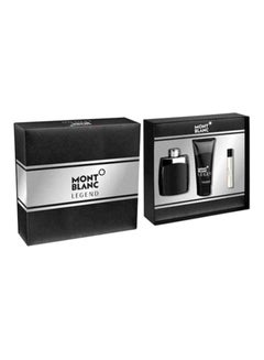مونت بلانك طقم هدايا ليجيند إتش كوفريت من 3 قطع (Legend EDT 100, Legend Travel Spray 7.5, Legend After Shave Balm 100)ملليلتر  - Image 2
