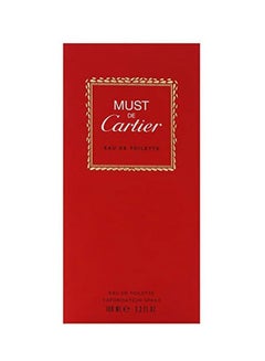 Cartier Must De EDT 100ml  - Image 3