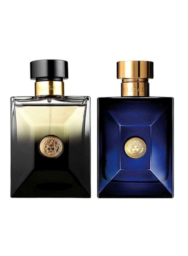 VERSACE - Dylan Blue And Pour Homme Oud Noir Gift Set EDT 100 Ml, EDP 100ml - Image 1