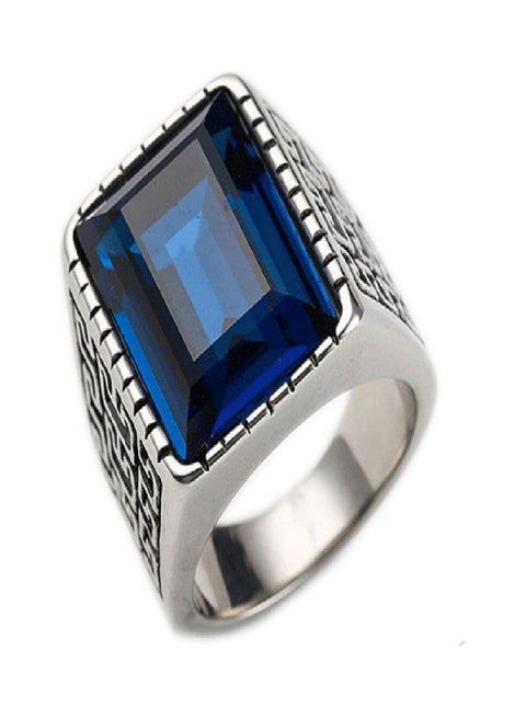 Retro Sapphire Ring for Men