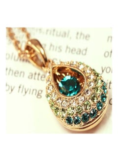 Lucky New European and American Crystal Teardrop Necklace  - Image 2