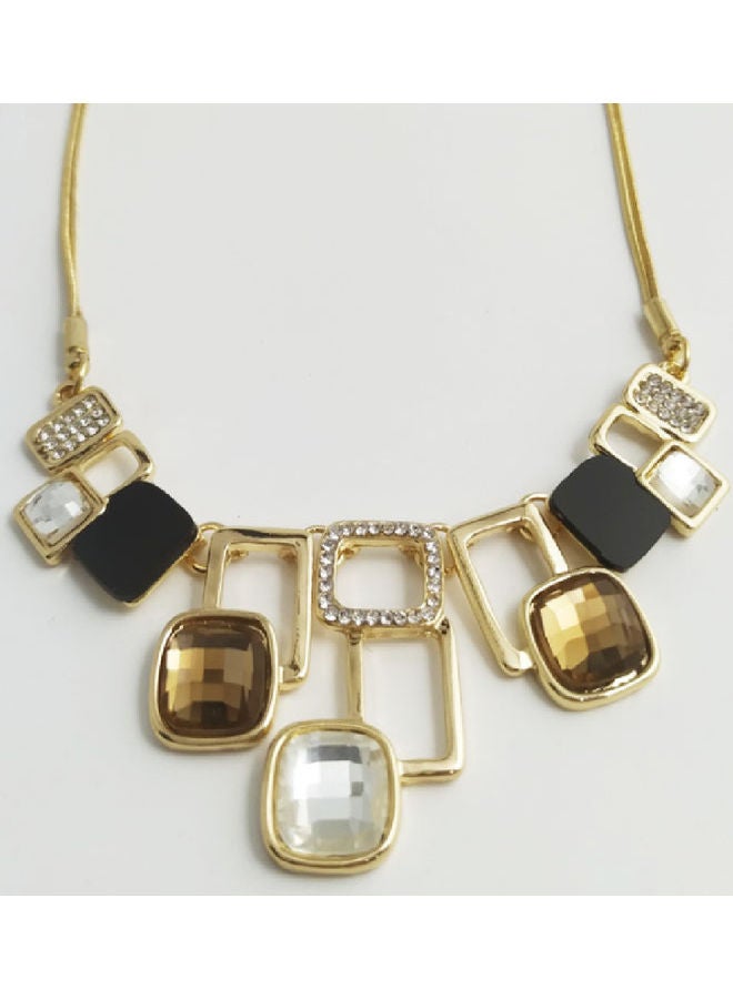 Lucky Magic Space Geometric Necklace - Image 1