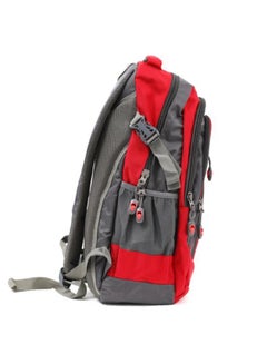 PARAJOHN Lightweight Large Capacity Backpack 18inch Red/Grey  - Image 2
