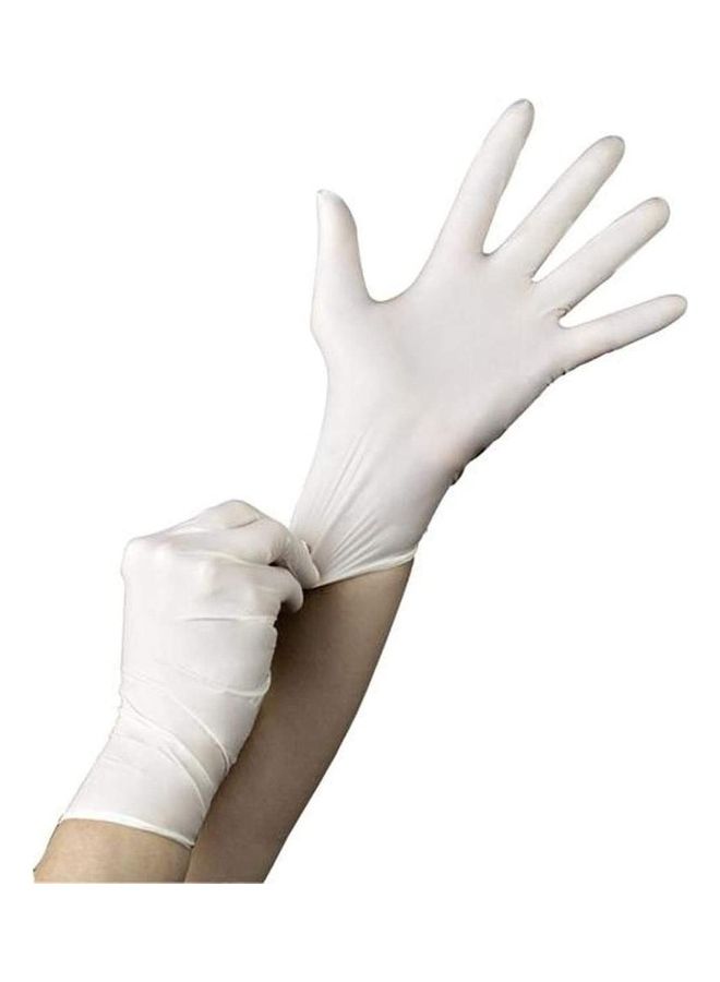 Gesalife 100-Piece Latex Medical Examination Gloves - Image 3