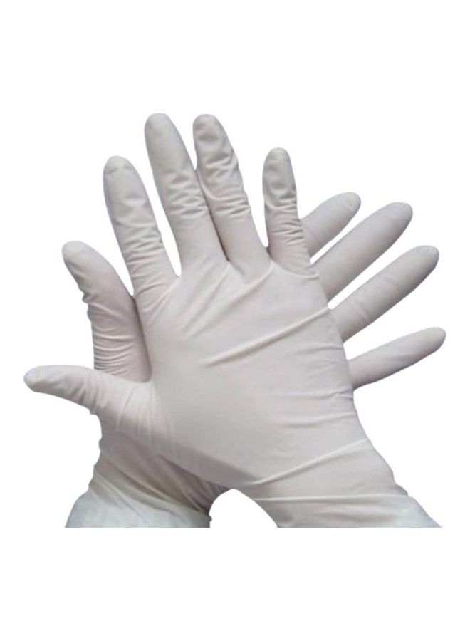 Gesalife 100-Piece Latex Medical Examination Gloves - Image 4