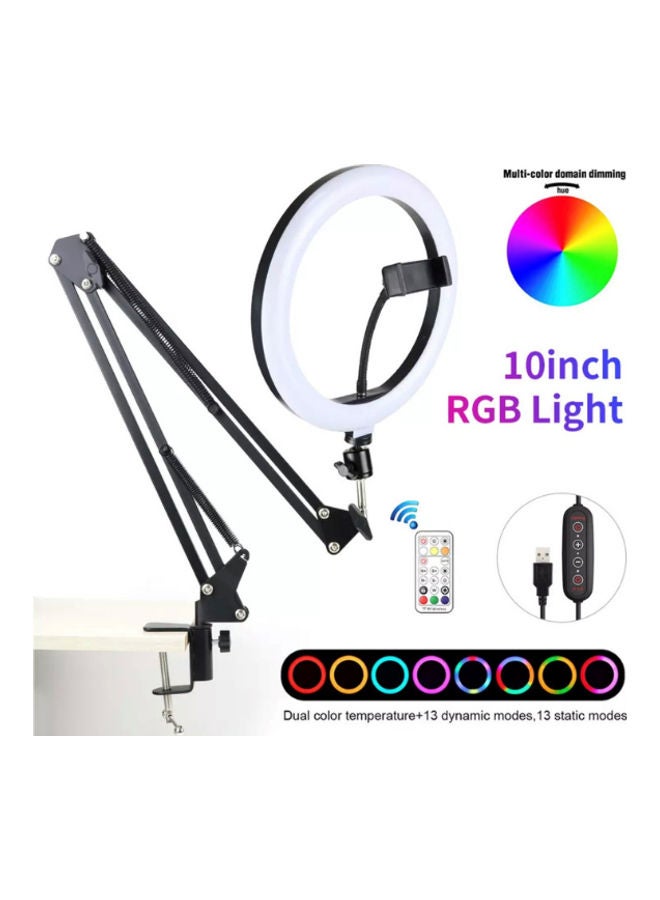 Soft Ring Light With Phone Holder Black  - Image 4