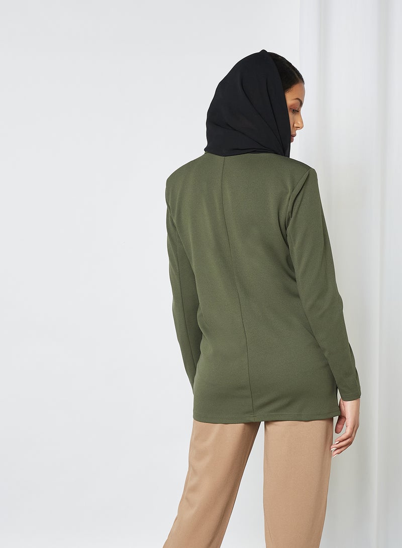 Jacqueline de Yong Double Breasted Blazer Deep Depths  - Image 2