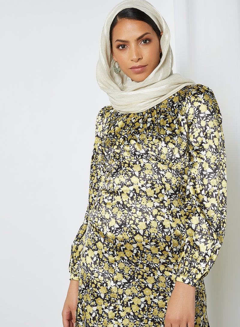Chi-Chi London - Adena Midi Dress Multicolour - Image 1