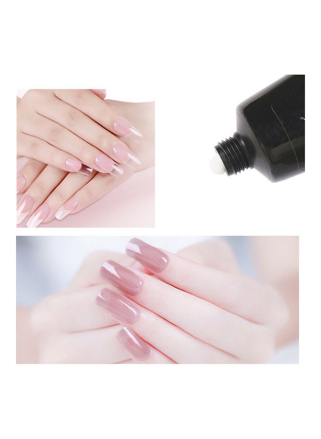 مجموعة جل لوصلات الأظافر من 3 ألوان تحتوي على 100 قطعة من قوالب الكريستال للأظافر متعدد الألوان - Image 3