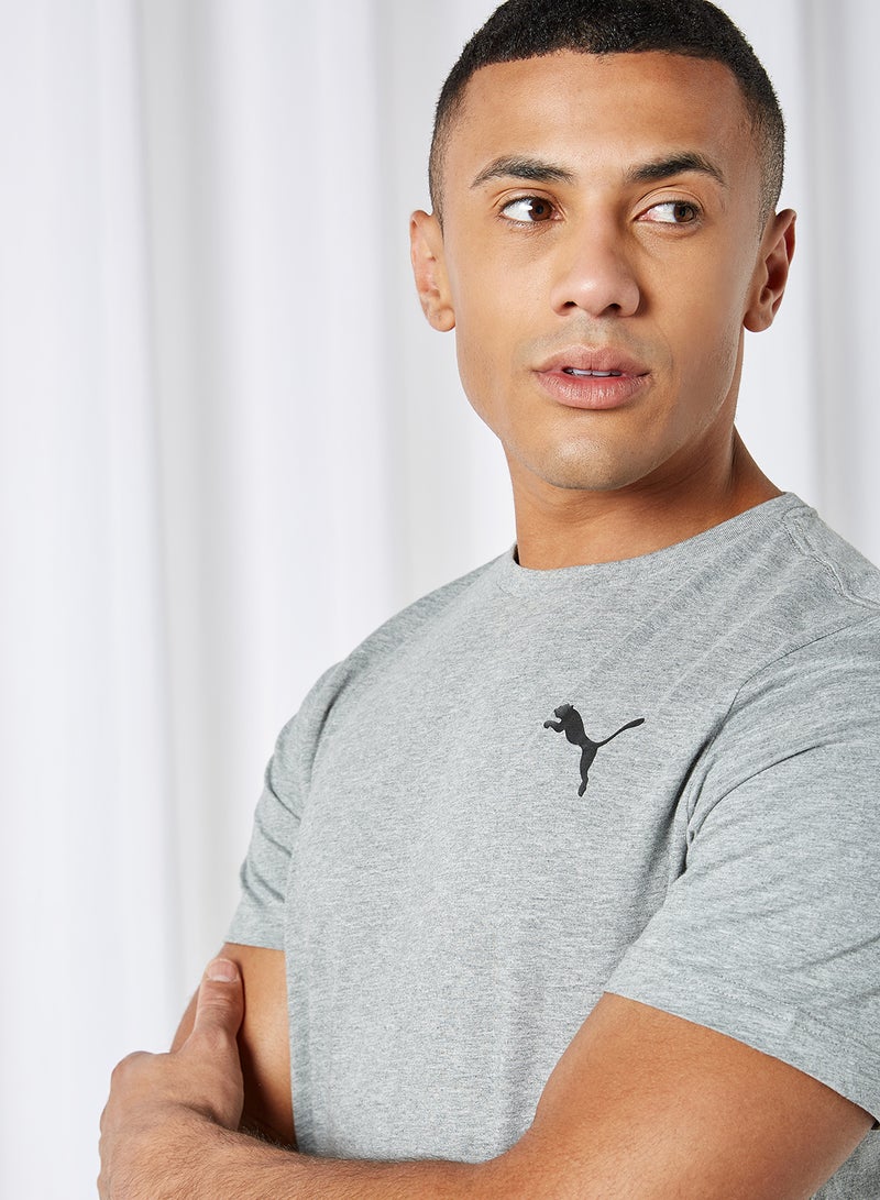 PUMA Essential Small Logo T-Shirt Grey  - Image 4