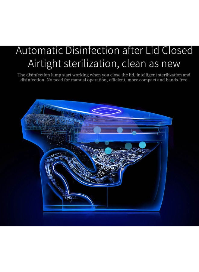 Generic - UV LED Light Smart Sensor Toilet Lamp White - Image 1