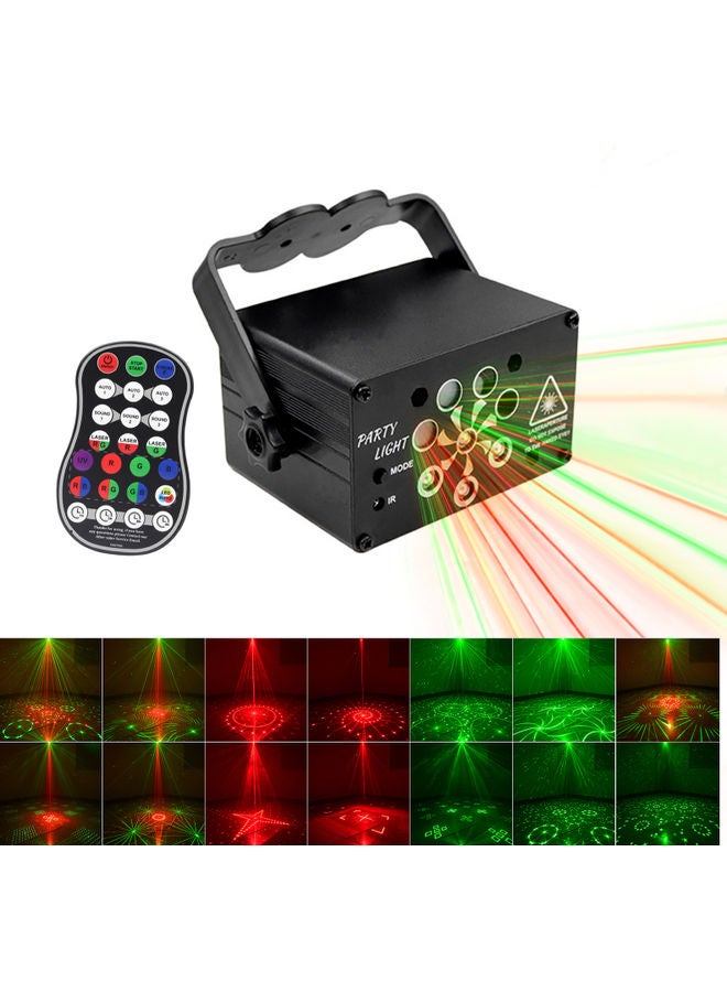 Generic - LED Disco Light with Remote Control Black/White - Image 1